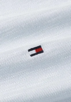 Tommy Hilfiger Slub Oxford Regular Polo, heren poloshirt, blauw