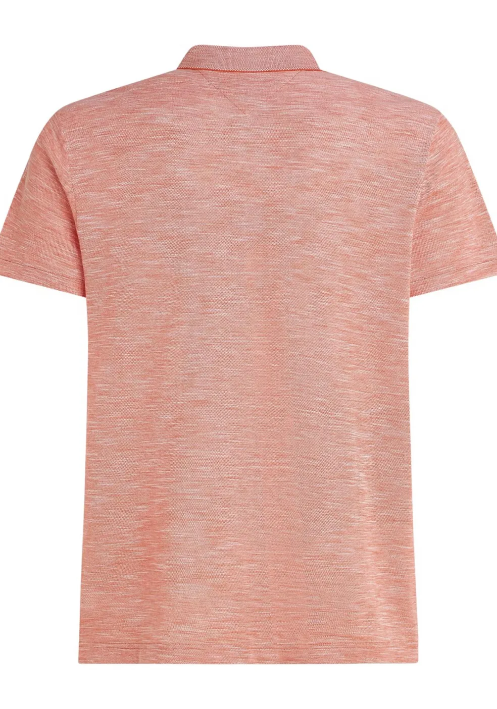 Tommy Hilfiger Slub Oxford Regular Polo, heren poloshirt, oranje