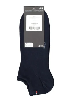 Tommy Hilfiger Sneaker Socks (2-pack), heren enkelsokken katoen, dark navy