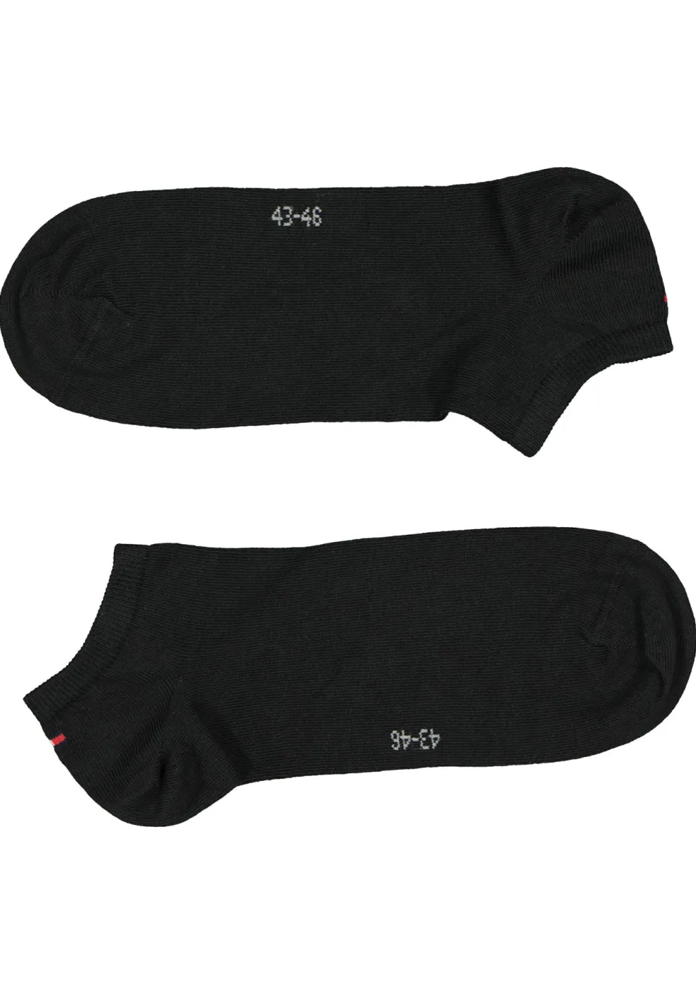 Tommy Hilfiger Sneaker Socks (2-pack), heren enkelsokken katoen, zwart