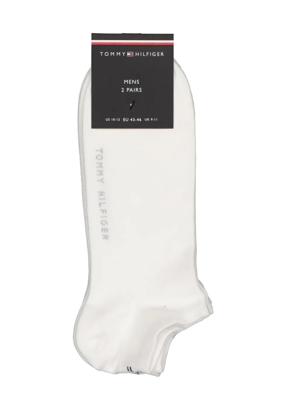 Tommy Hilfiger Sneaker Socks (2-pack), heren enkelsokken katoen, wit