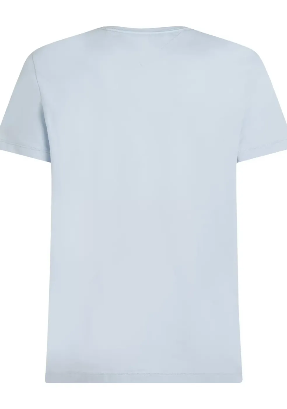 Tommy Hilfiger Stretch Slim Fit Tee, heren T-shirt korte mouw O-hals, blauw