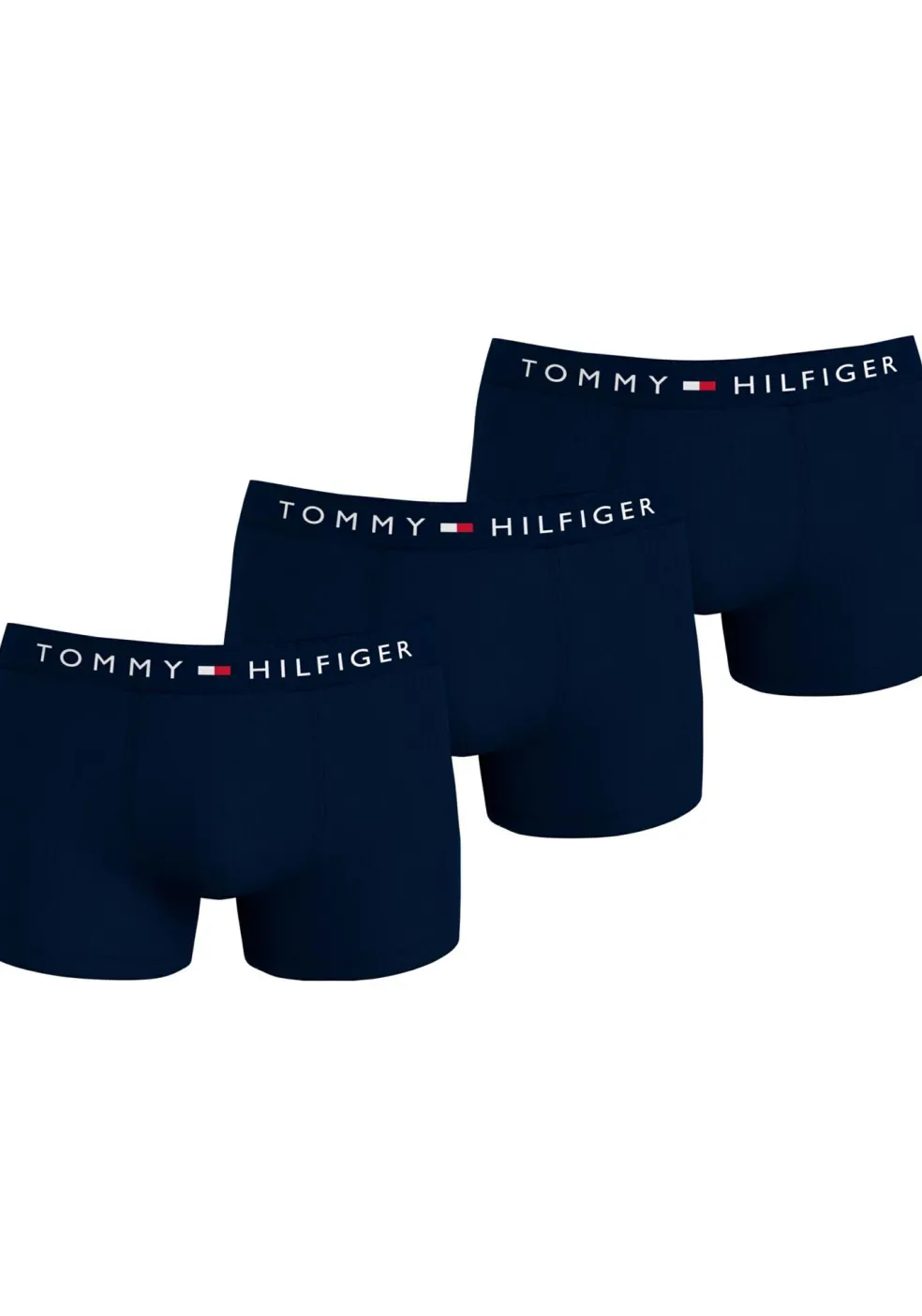 Tommy Hilfiger trunk (3-pack), heren boxers normale lengte, blauw