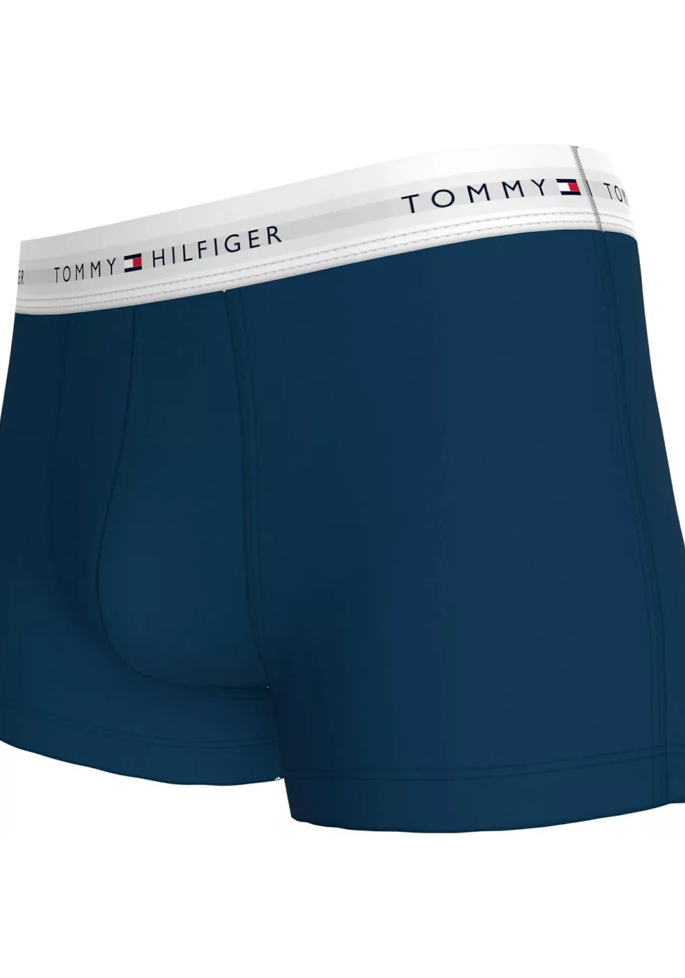 Tommy Hilfiger trunks (3-pack), heren boxers normale lengte, rood, blauw, groen
