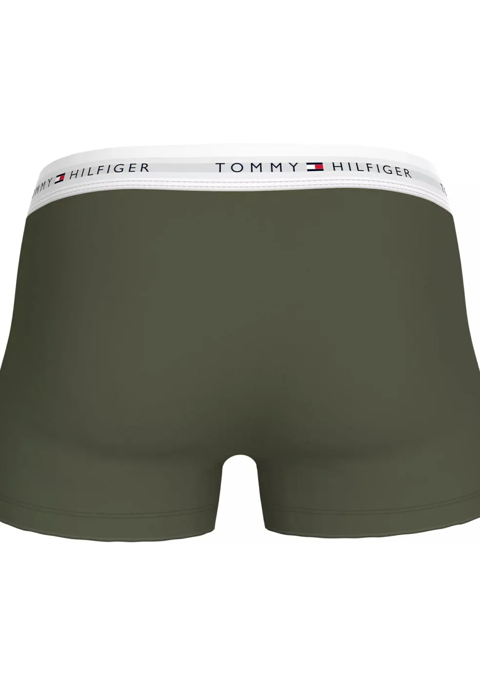 Tommy Hilfiger trunks (3-pack), heren boxers normale lengte, groen, blauw, print