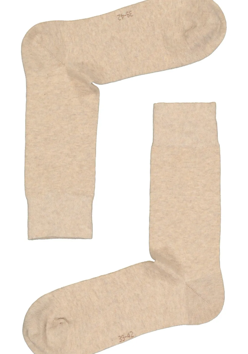 VENT herensokken katoen (2-pack), beige