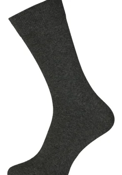 VENT herensokken katoen (2-pack), antraciet grijs