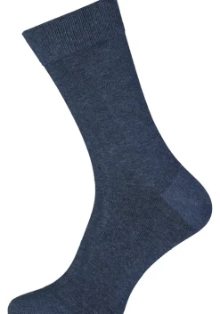 VENT herensokken katoen (2-pack), jeansblauw