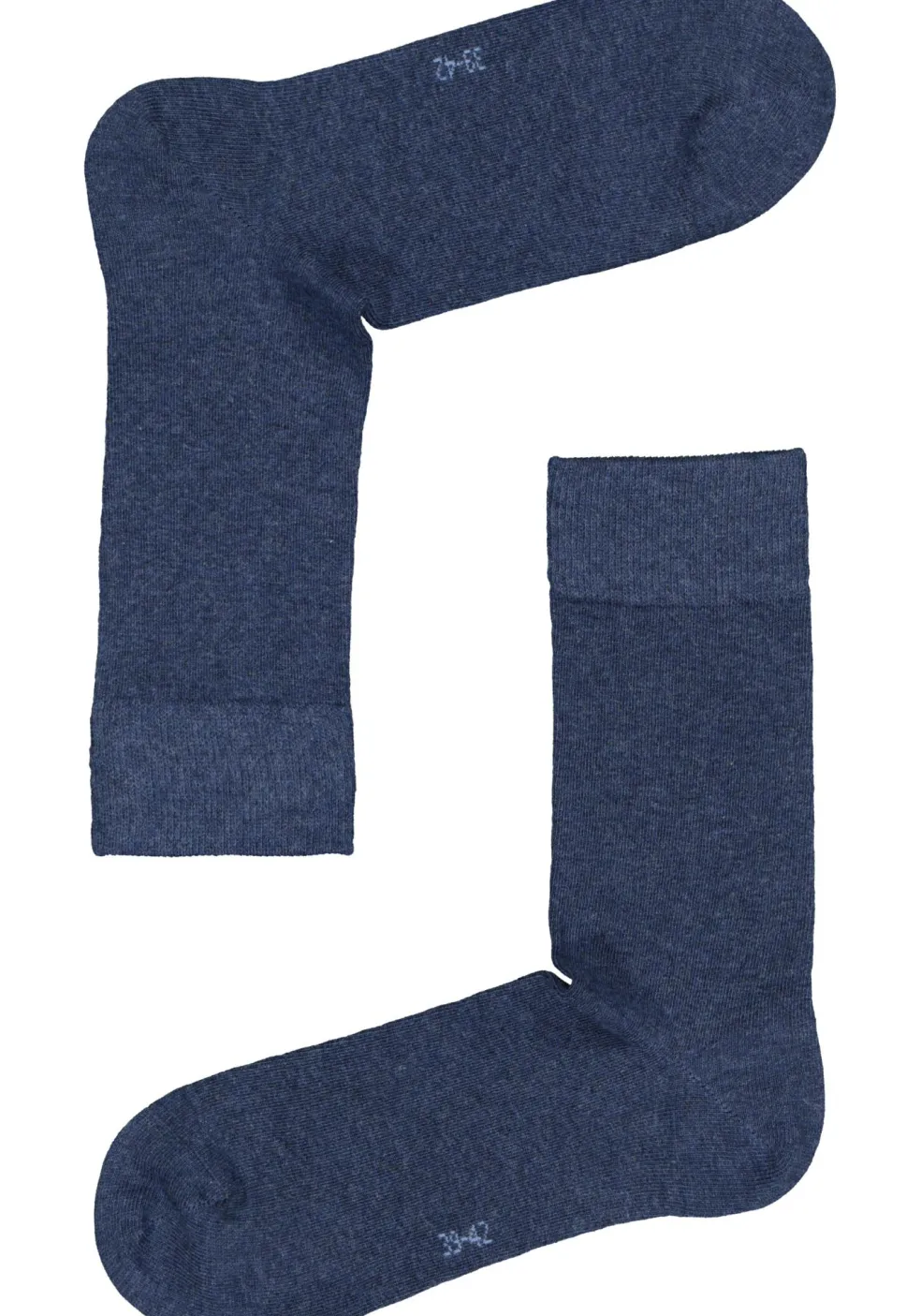 VENT herensokken katoen (2-pack), jeansblauw