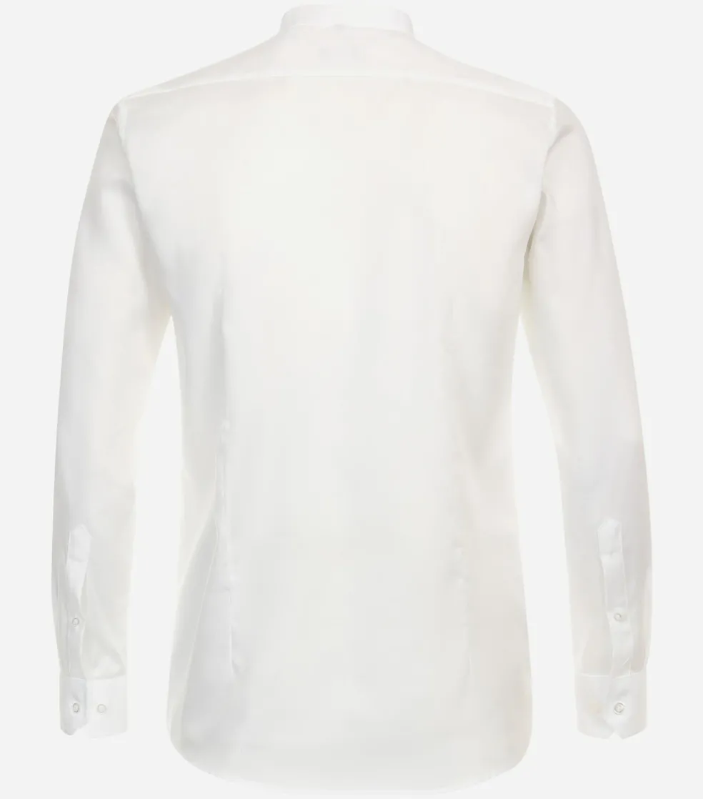 VENTI body fit overhemd, Oxford, wit