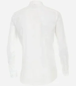 VENTI body fit overhemd, popeline, wit