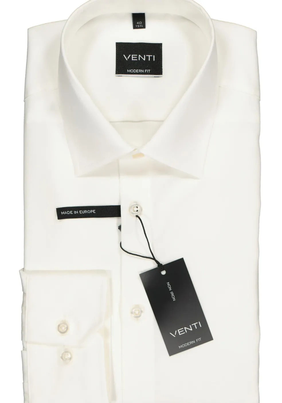 VENTI modern fit overhemd, beige