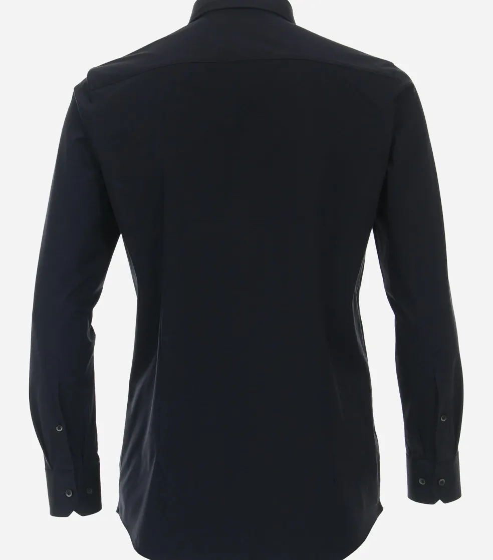 VENTI modern fit overhemd, jersey, blauw