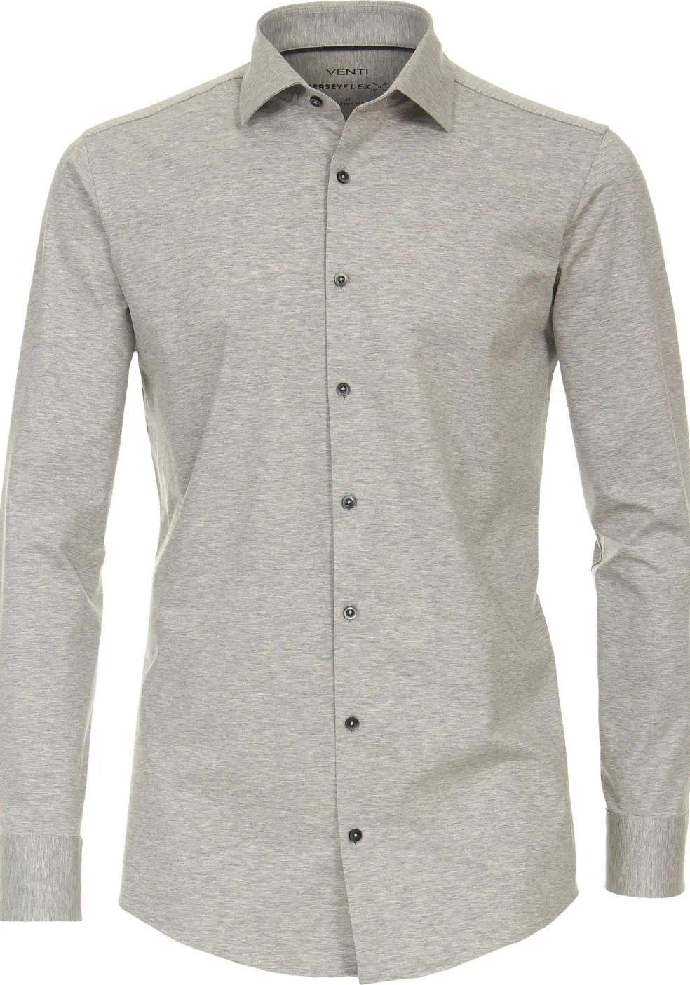 VENTI modern fit overhemd, jersey, grijs