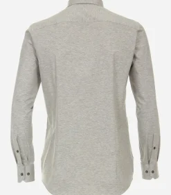 VENTI modern fit overhemd, jersey, grijs