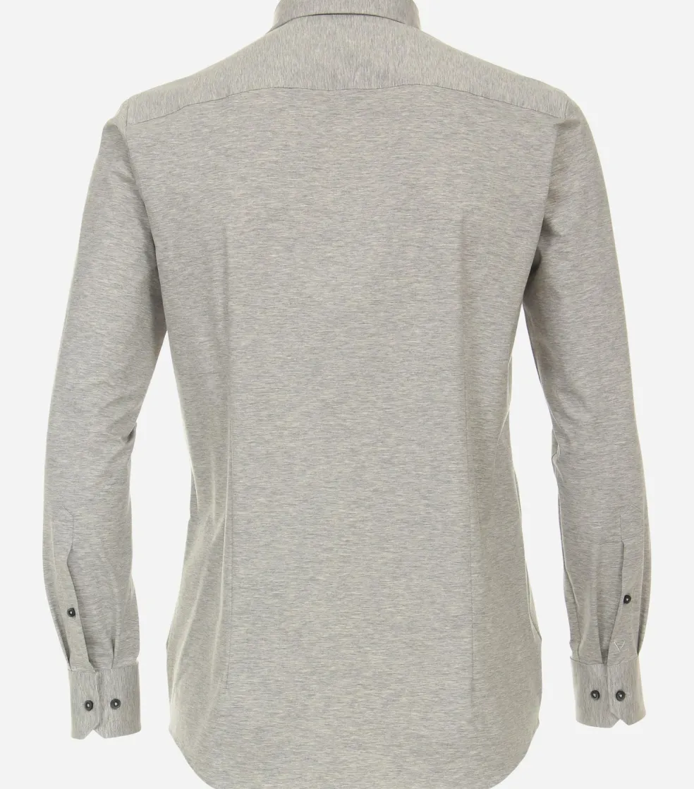 VENTI modern fit overhemd, jersey, grijs