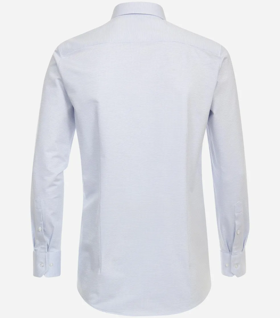 VENTI modern fit overhemd, jersey, blauw