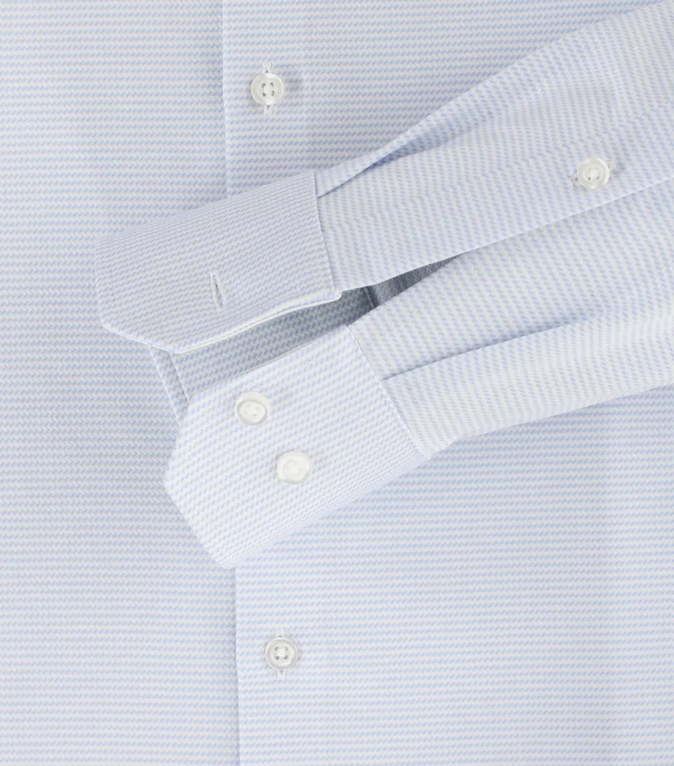 VENTI modern fit overhemd, jersey, blauw