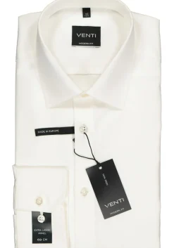 VENTI modern fit overhemd, mouwlengte 7, beige