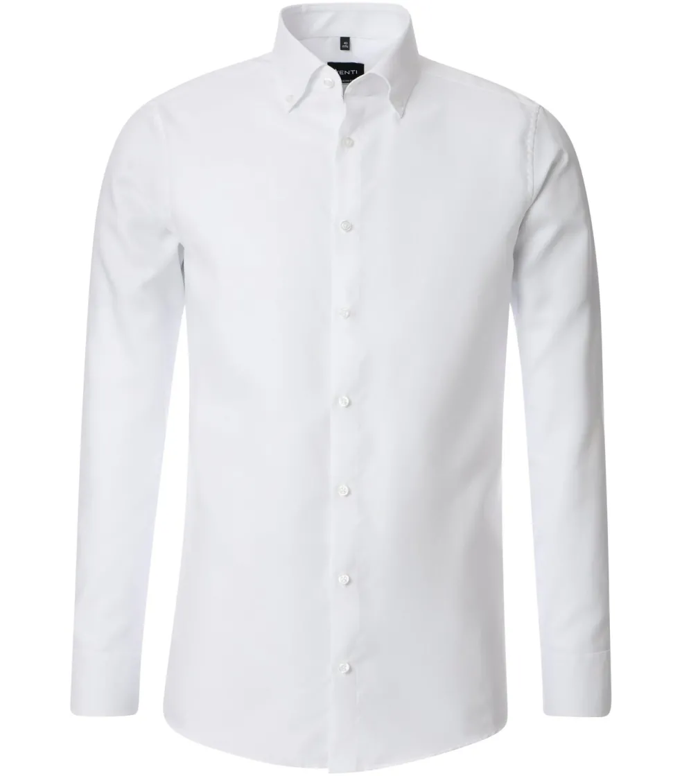 VENTI modern fit overhemd, Oxford, wit