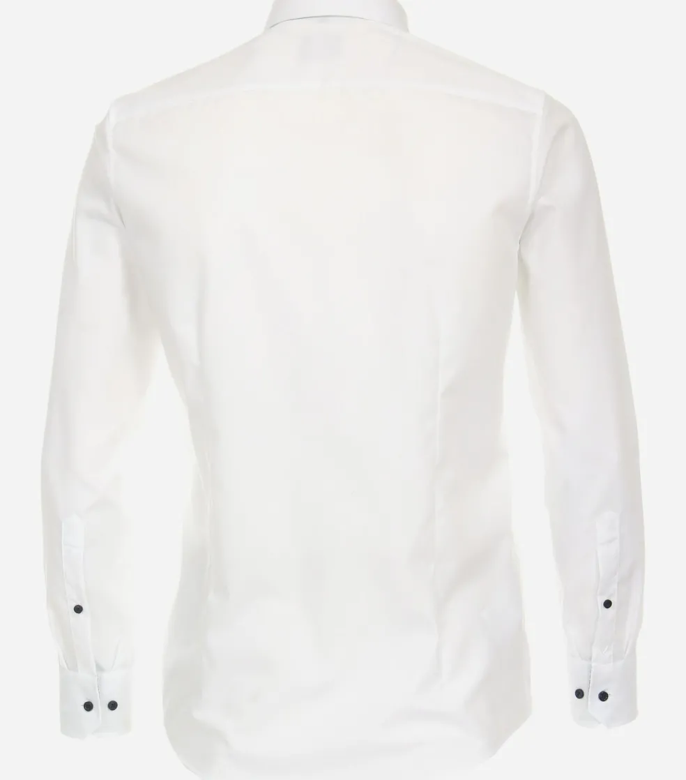 VENTI modern fit overhemd, popeline, wit