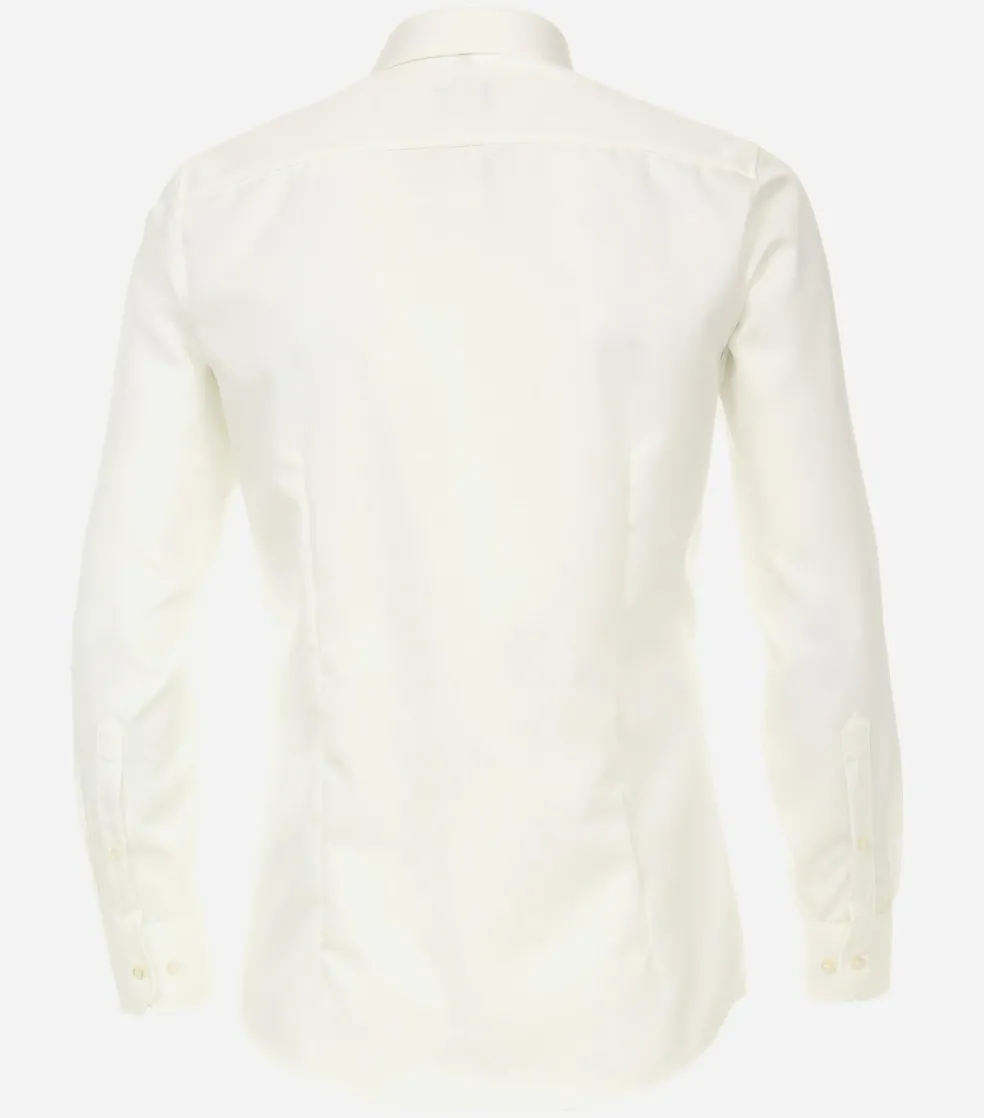 VENTI modern fit overhemd, twill, beige