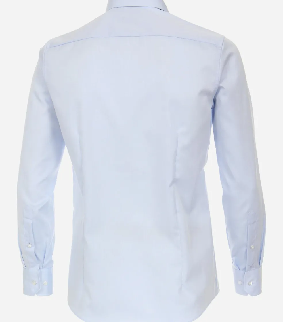 VENTI modern fit overhemd, twill, blauw