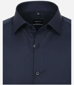 VENTI modern fit overhemd, twill, blauw