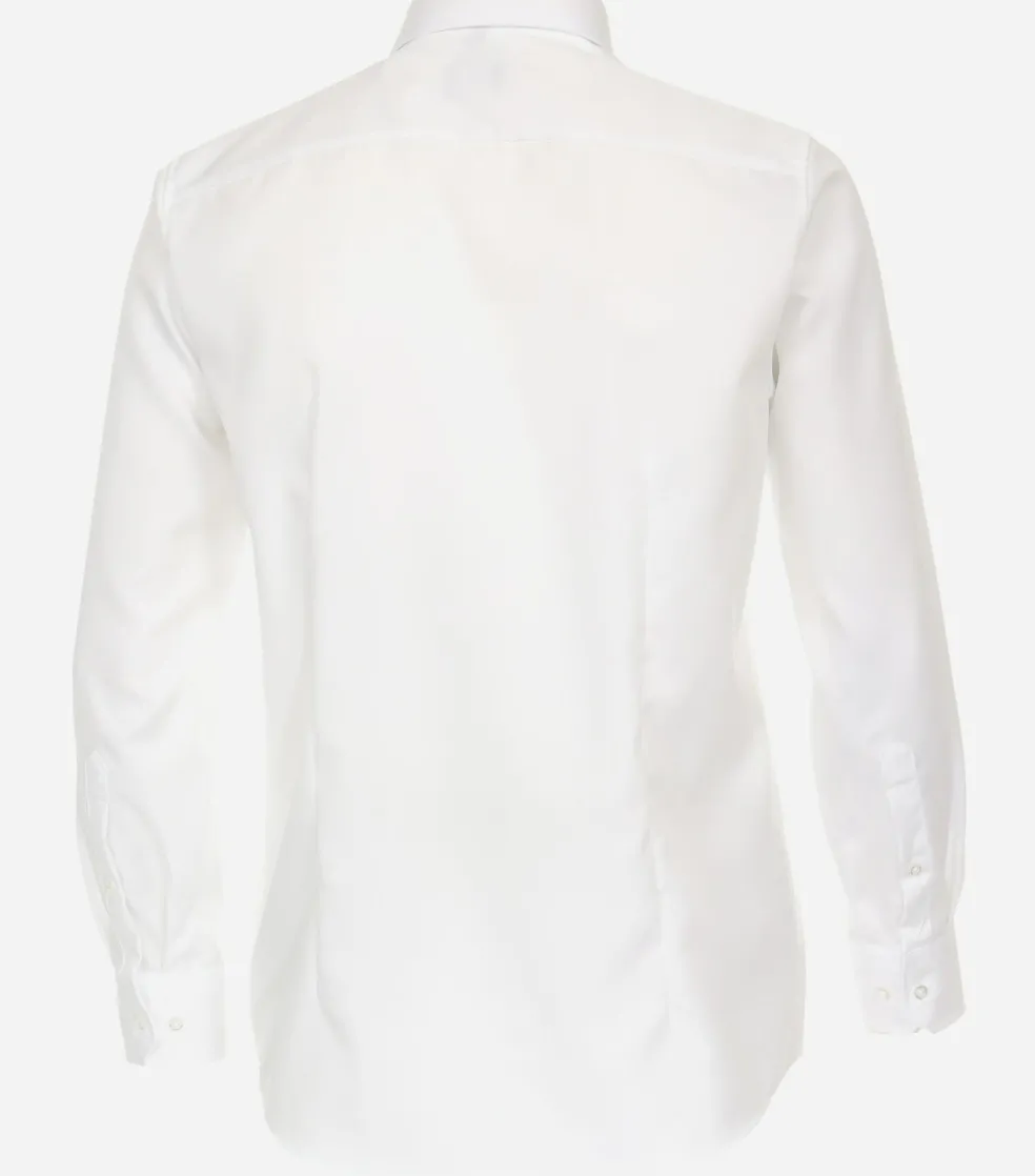 VENTI modern fit overhemd, twill, wit