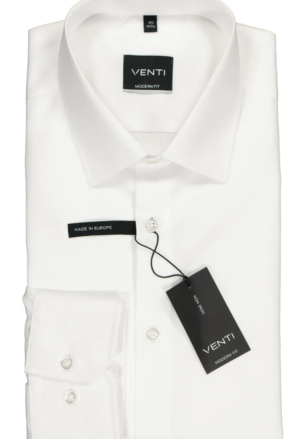 VENTI modern fit overhemd, wit