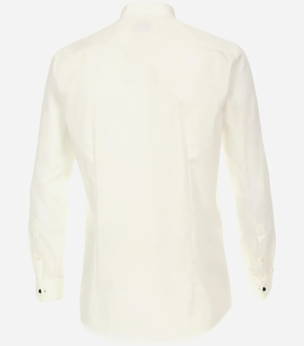 VENTI modern fit smoking overhemd, popeline, beige
