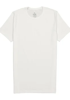 VENT strak model T-shirt O-hals (2-pack), wit