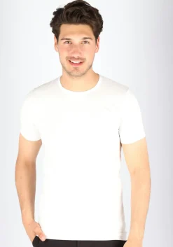 VENT strak model T-shirt O-hals (2-pack), wit