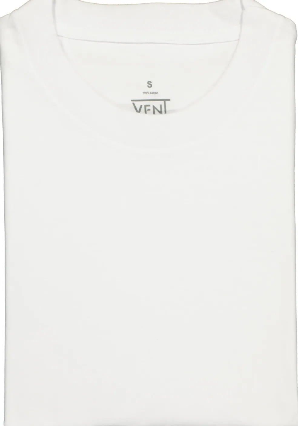 VENT wijd model T-shirt O-hals (2-pack), wit